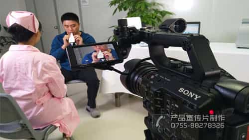 簽約中核海得威生物科技拍攝產(chǎn)品操作視頻